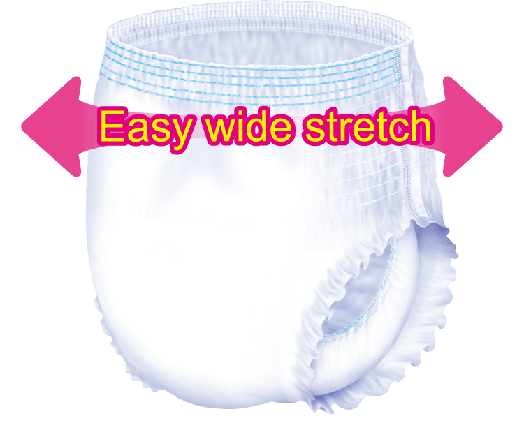 Slim Pull-on Easy wide stretch