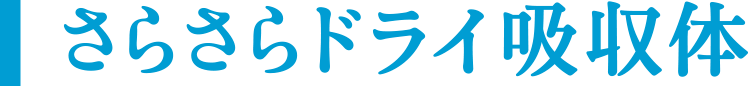 さらさらドライ吸収体